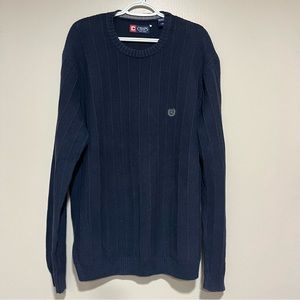 Chaps Vintage Navy Sweater size L